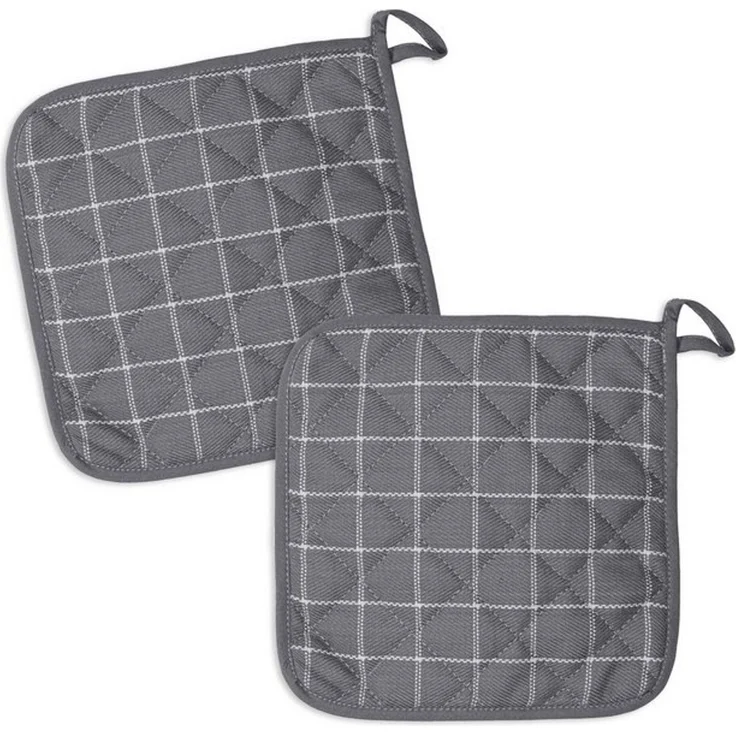 Kracht Topflappen Trockenperle, (Set, 2-tlg, 2-teilig), 2er Set Topflappen, wattiert, ca. 22x22 cm – Bild 2