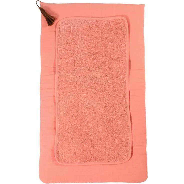 Wickelauflage Sanna - Koralle 42x76cm für Wickelbrett