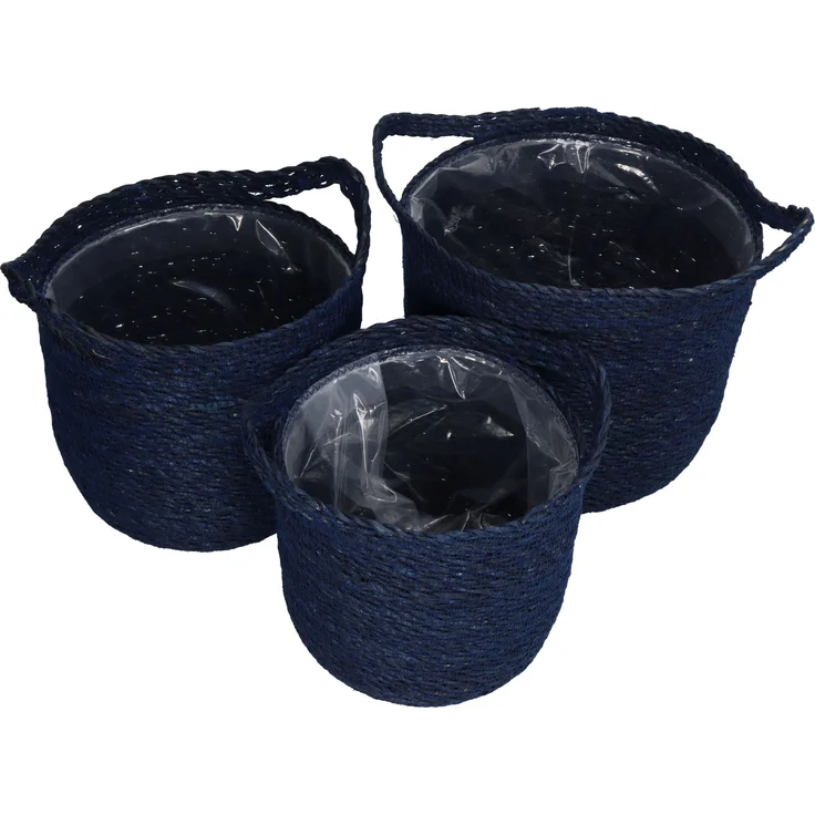 Pflanzgefäß COUNTRY BHT 25x24x25 cm blau – Bild 2