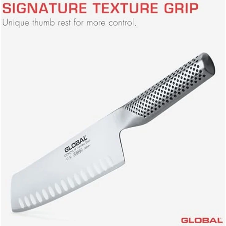 Global Gemüsemesser mit Kullen 18 cm G-81 – Bild 5