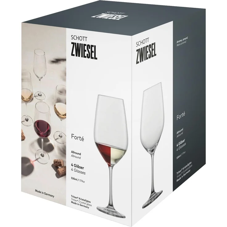 Schott Zwiesel FORTÉ Wasserglas / Rotweinglas 530 ml 4er Set – Bild 3