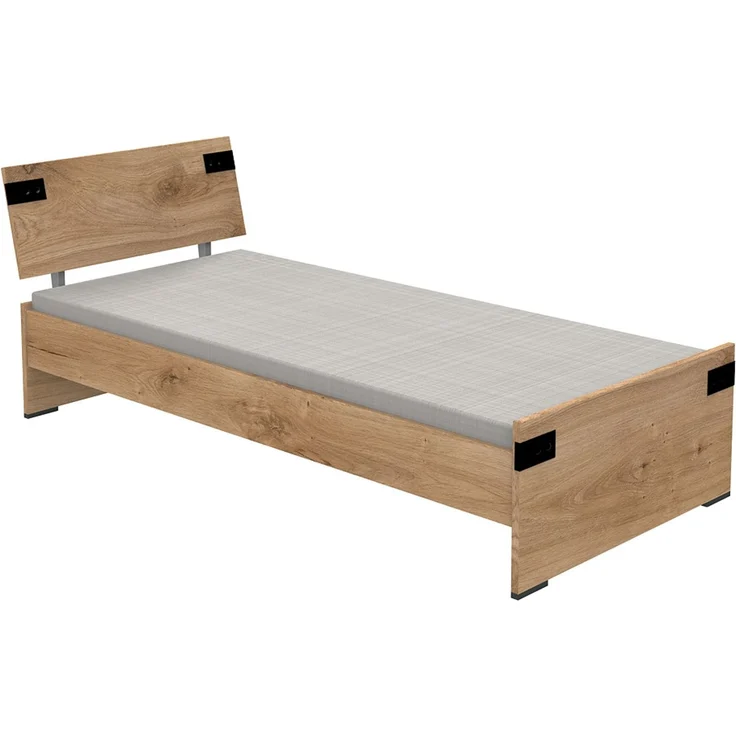Jugendzimmer EVERTON-43 mit Schreibtisch Bett 90cm und Kleiderschrank 135cm – Bild 2
