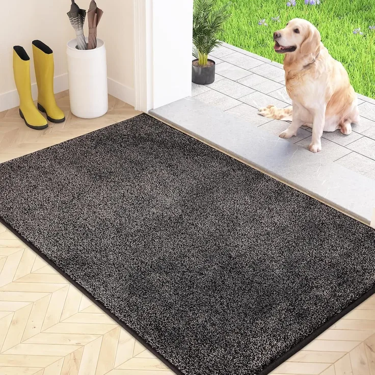 Schmutzfangmatte Innen 80x120cm rutschfest Maschinenwaschbar Fußmatte