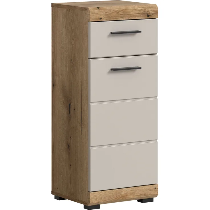 Standschrank B/H/T: 37x88x31 cm in Evoak Oak Nachbildung