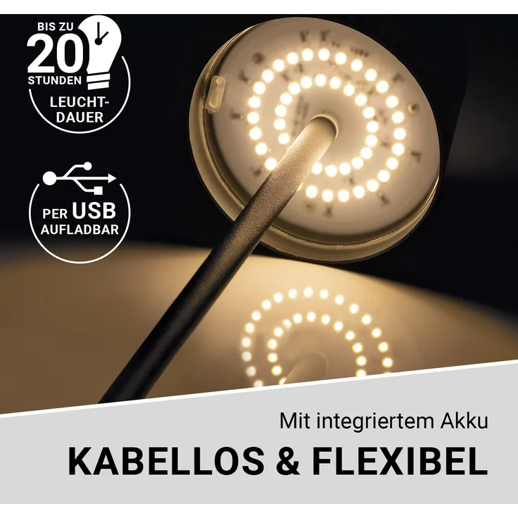 N8WERK LED-Akku-Tischlampe – Bild 6