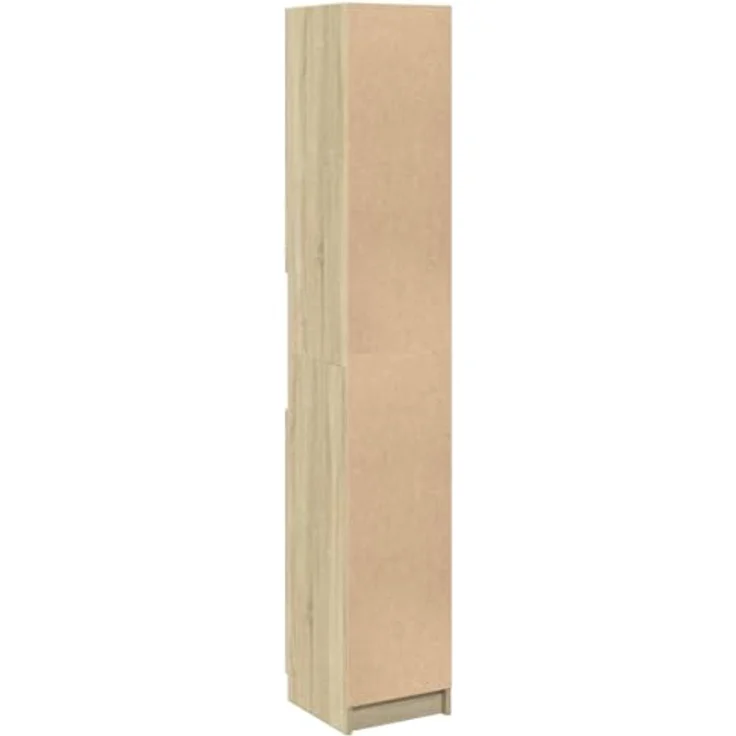 vidaXL Badschrank Sonoma-Eiche 32x34x188,5 cm Holzwerkstoff 849656 – Bild 9