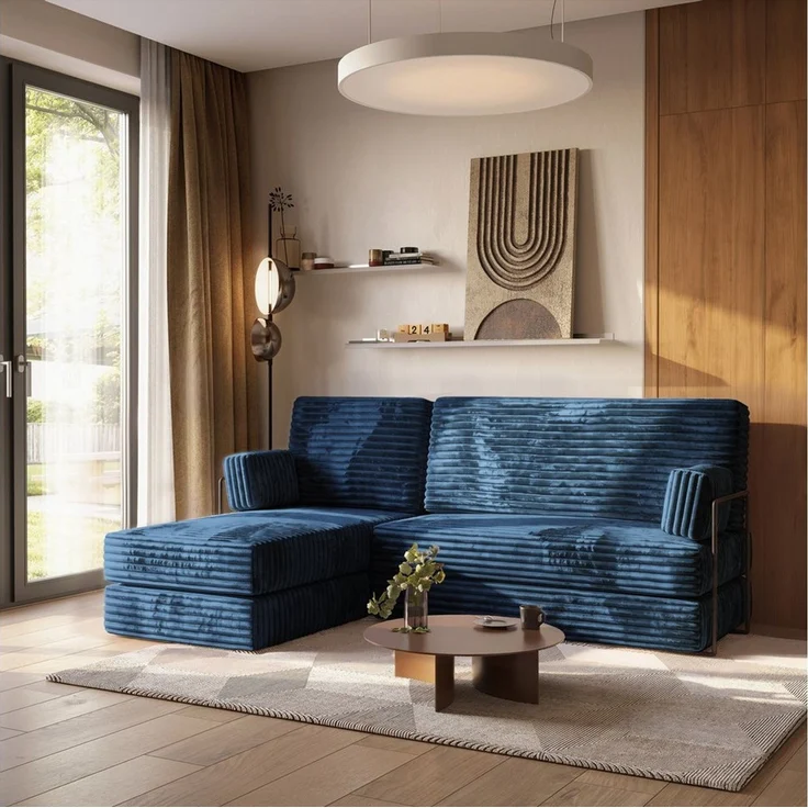 Masseno Ecksofa NOTIA modulares Boneless Sofa mit Schlaffunktion – Bild 1