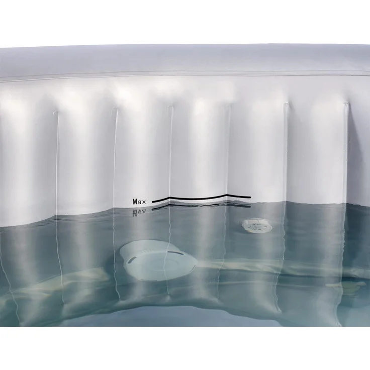 EXIT Whirlpool 'Silver Classic', Aufstellbecken, Ø 204 x 65 cm, mit 140 Luftdüsen, für 4 Personen – Bild 8