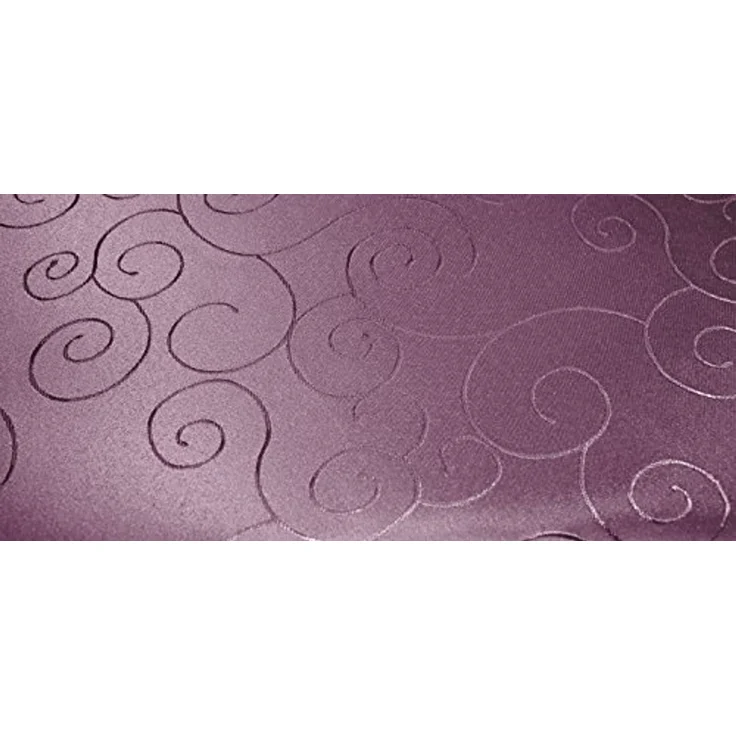 Haus und Deko Tischdecke Tischdecke rund 160 cm Durchmensser damast Ornamente bügelfrei flecke (1-tlg) – Bild 1