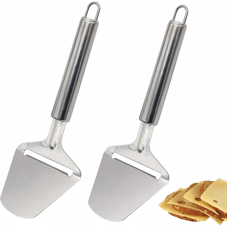 FOUORTUNATE-BEE Käsehobel 2er Set Käseschneider für weichen & harten Käse, (2-St), Käsehobel Set für gleichmäßige Scheiben – Bild 1
