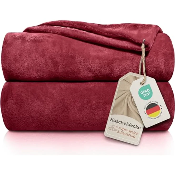 Wohndecke Kuscheldecke super weich & flauschig – warme Fleecedecke, Gräfenstayn, warme Wolldecke, Sofadecke & Tagesdecke - Überwurf Sofa, Couch – Bild 2