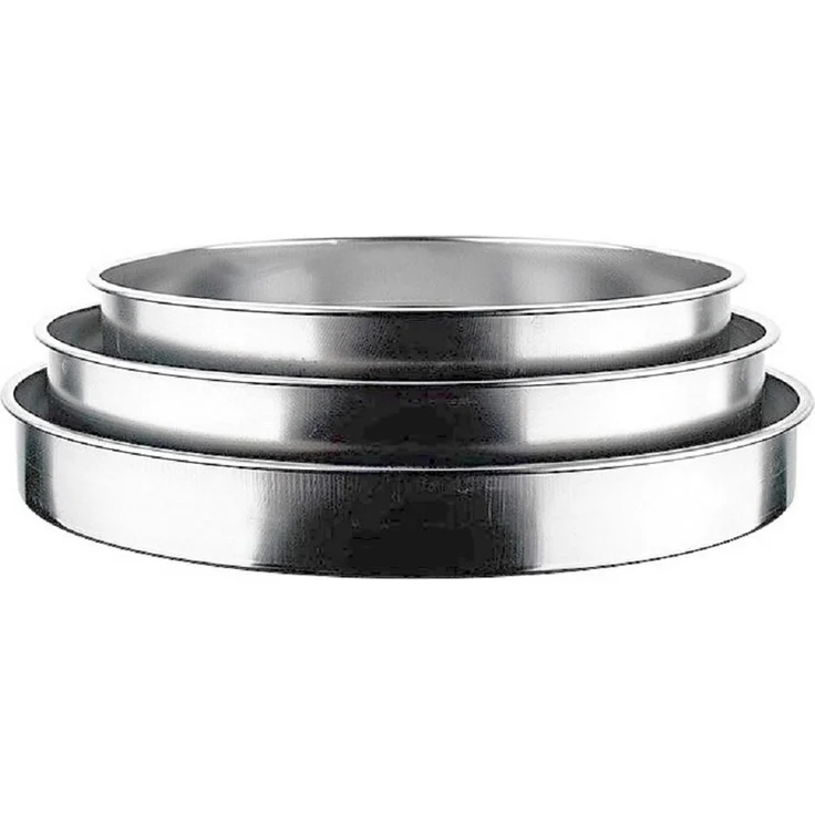 Almina Backofenblech 28/32/36 cm 3er-Set Edelstahl Backblech Backform Blech Tepsi – Bild 3