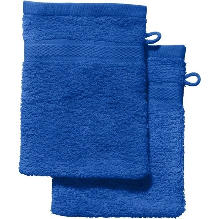 REDBEST Waschhandschuh Waschhandschuh "Chicago" 2er-Pack, Frottier (2-St), Walk-Frottier Uni