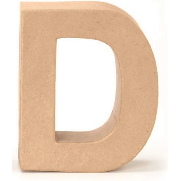 Glorex Papp-Buchstabe D 17,5 x 5,5 cm