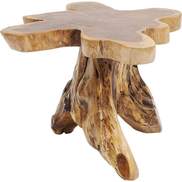 Kare Design Beistelltisch Tree Natur, 40 x 50 x 50 cm