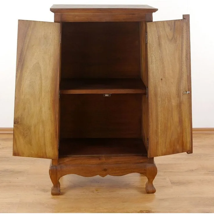 livasia Kommode Asiatische Massivholz Kommode 55 x 35 x 100 cm mit Drachenschnitzerei