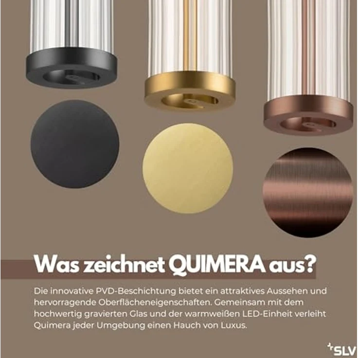 SLV 1008035 QUIMERA Wandaufbauleuchte 2700-3000K PHASE dunkel bronze – Bild 6