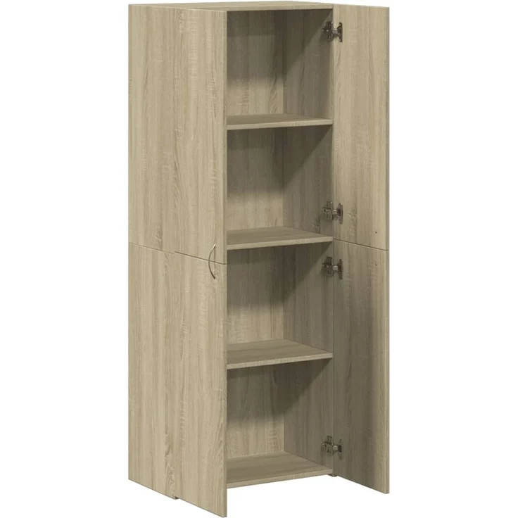 vidaXL Aktenschrank Sonoma-Eiche 60x32x153 cm Holzwerkstoff 3276646 – Bild 7
