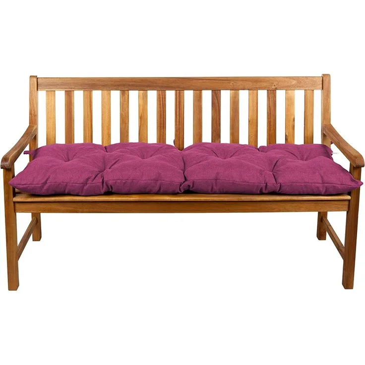 Gutekissen® Bankauflage Stuhlkissen Hollywoodschaukel Garten LS (100x30, Pink)