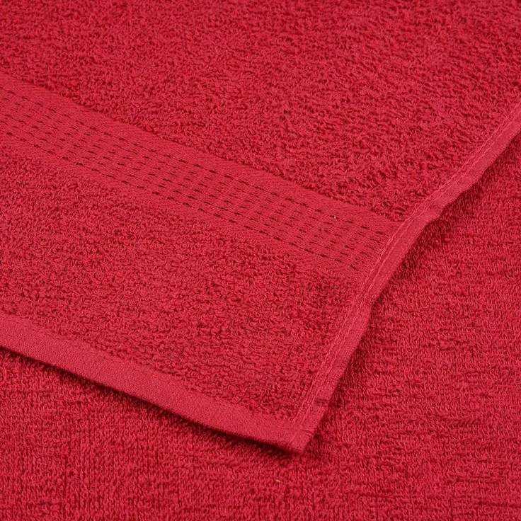 vidaXL Waschtücher FROGN 4 Stk. Rot 30x30 cm 360 g/m² 136921 – Bild 5