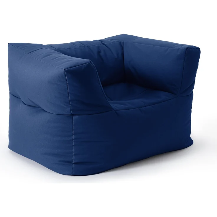 Lumaland Sitzsack-Sofa, Polyester, Sessel, Dunkelblau, 70 x 72 x 96 cm – Bild 1
