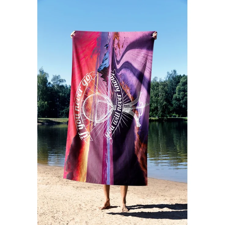 Mijolnir 'You Will Never Know 70' Strandtuch, Mehrfarbig, 70 x 130 cm – Bild 2