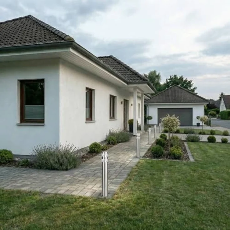 Lindby Außen-Stehlampe Lanea, 1 x 8,1 W LED, warmweiß – Bild 3