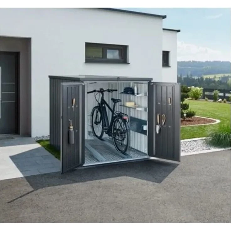 Biohort MiniGarage lieferbar in 2 Farben dunkelgrau-metallic – Bild 2
