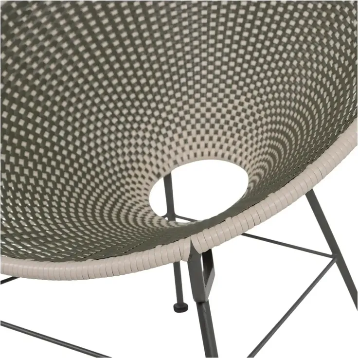 Gartensessel Kazoun - Wicker & Metall, Grün – Bild 6