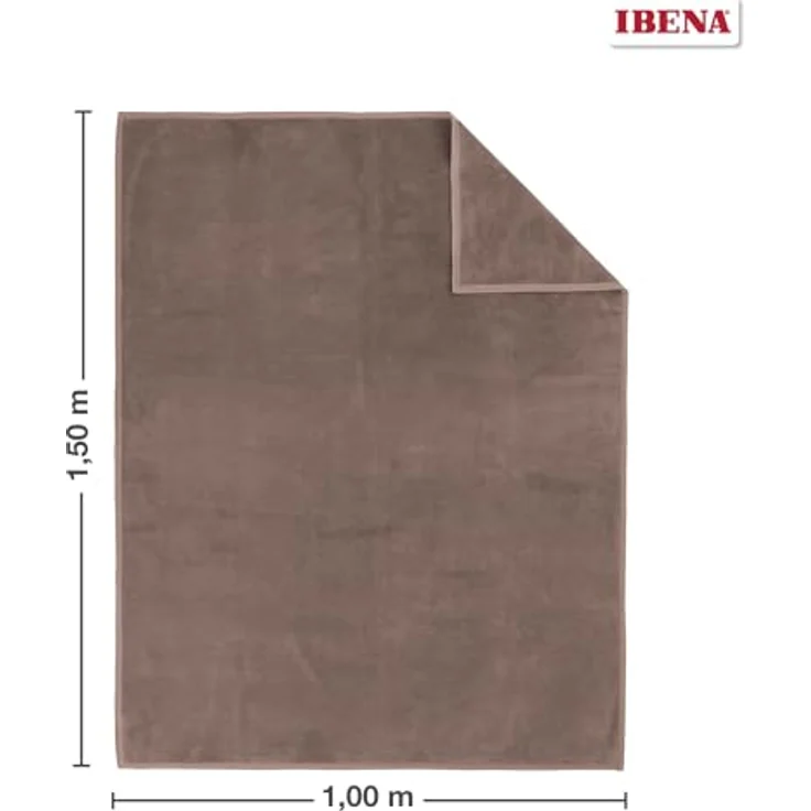 Kniedecke Uni Kniedecke Luxus, IBENA, unifarbenes Design – Bild 6