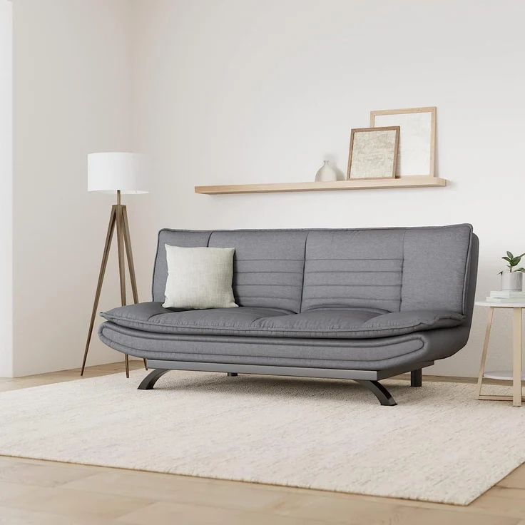 Actona 'FAITH' Schlafsofa, 196 x 91 x 98 cm, Dunkelgrau – Bild 1