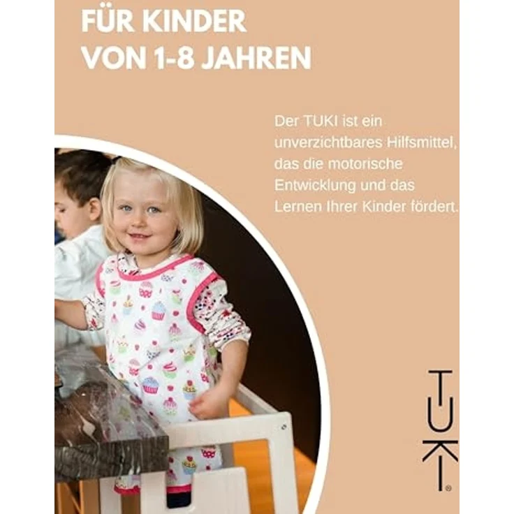 Tuki Lernturm (Entdeckerturm) ab ca. 12 Monaten (Modell 2025) White – Bild 4
