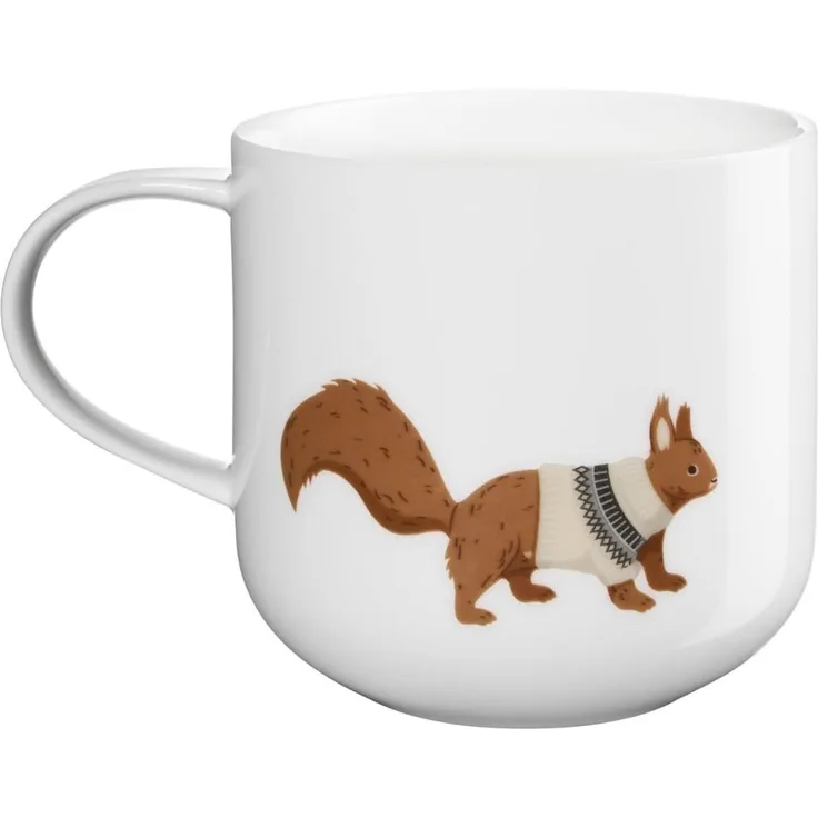 ASA Selection Henkelbecher, Red Squirrel Xmas, L. 92mm, B. 92mm, H. 95mm