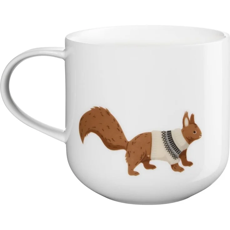 ASA Selection Henkelbecher, Red Squirrel Xmas, L. 92mm, B. 92mm, H. 95mm – Bild 1