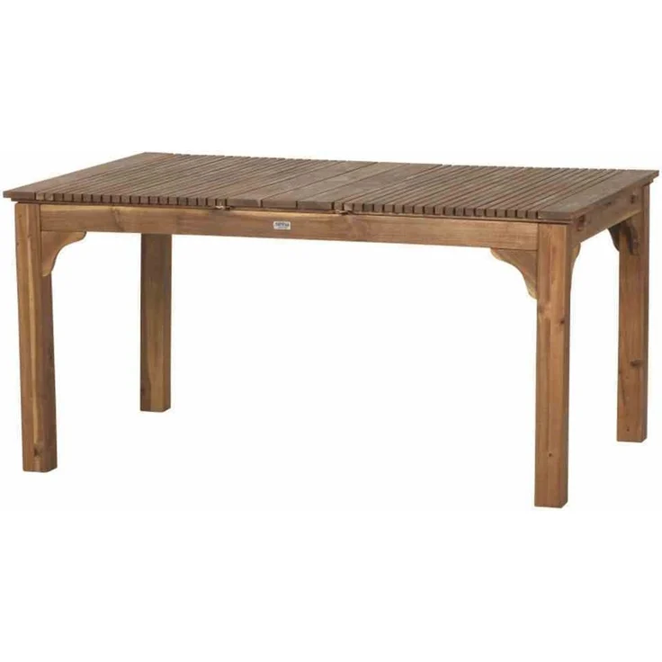 Gartentisch >FALUN< ausziehbar bis 201,3cm in natur geölt, Akazienholz - 150/175,8/201,3x74x100cm (BxHxT) – Bild 1