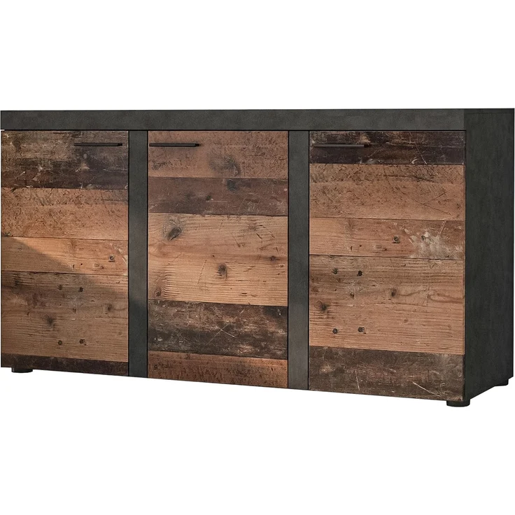 AX LIVING Sideboard Wohnzimmer Spacoro 3D - Modern in Matera/Old Style – Bild 2