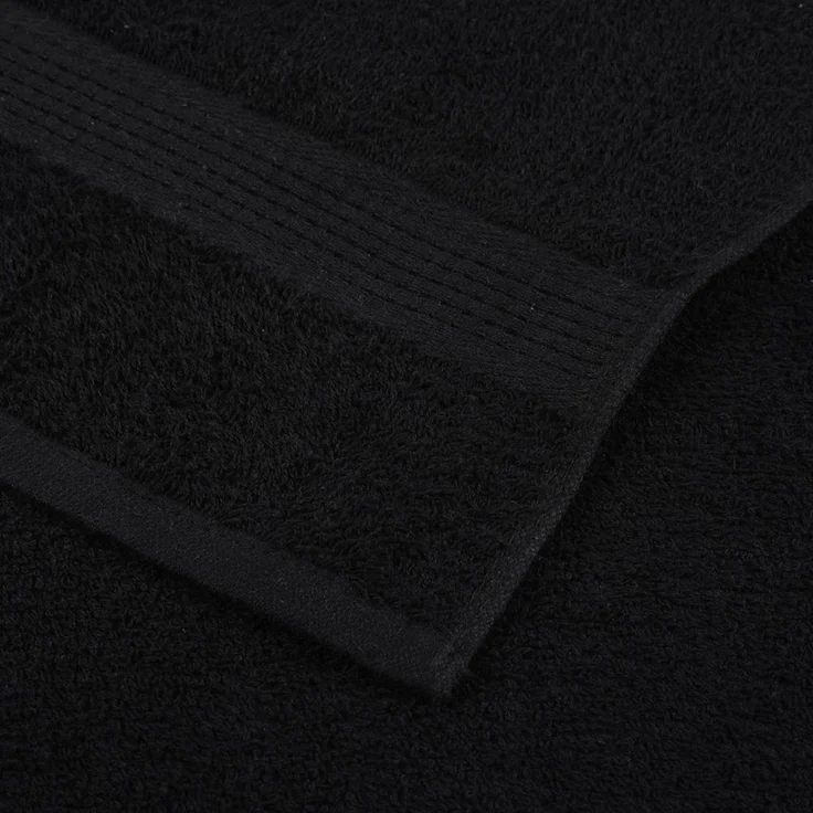 vidaXL Waschtücher FROGN 4 Stk. Schwarz 30x30 cm 360 g/m² 136945 – Bild 6