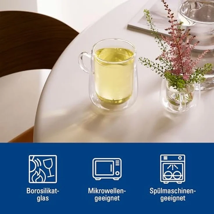 Villeroy & Boch Artesano H&C Latte-Macchiato-Gläser 250 ml 2er Set – Bild 3