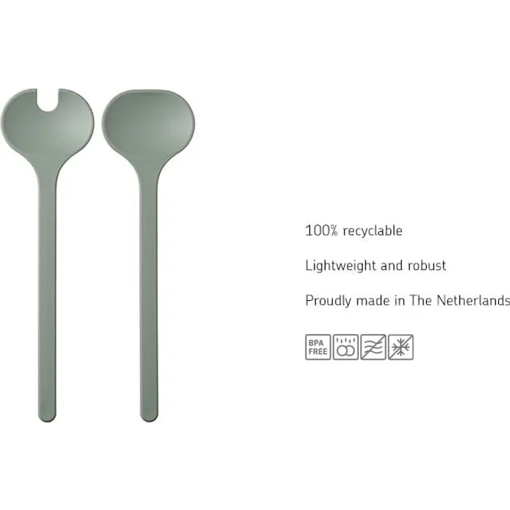 Mepal SILUETA Salatbesteck 2-teilig Nordic Black – Bild 2