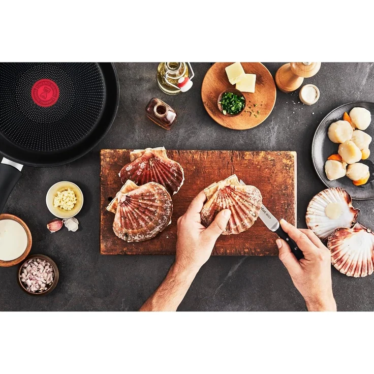 Tefal G25908 Unlimited On Bratpfanne | 32 cm | mit kratzfester Titanium Antihaft-Beschichtung | Thermo-Signal | PFOA-frei | geeignet für alle Herdarten, auch für Induktionsherde | schwarz – Bild 8