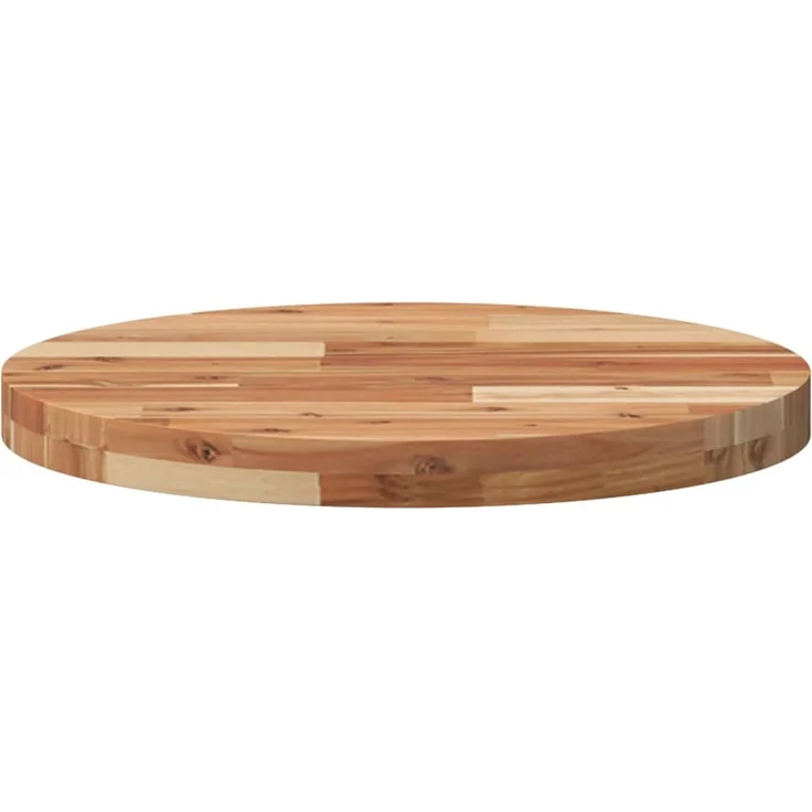 vidaXL Tischplatte Rund Ø50x4 cm Massivholz Akazie 4008701 – Bild 4