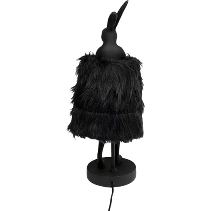 Kare Design Tischleuchte Animal Rabbit, Schwarz/Gold, Hasenleuchte, Tischlampe, Schlafzimmerlampe, Tiermotiv, kein Leuchtmittel enthalten, 50 x 18 x 20 cm (H/B/T) – Bild 5