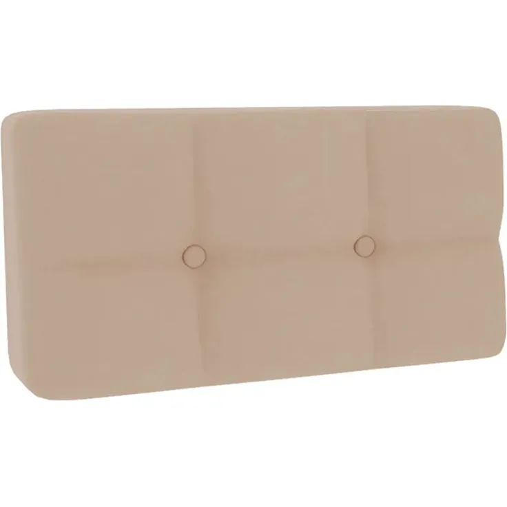 Gutekissen® Palettenkissen Gesteppte Kissen mit Knöpfen, Palettenauflagen Sitzkissen Rückenlehne Gesteppt PFG (Eckkissen 60x40, Beige)