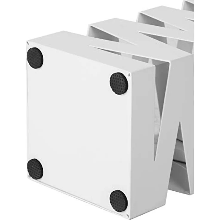 Songmics Regenschirmständer, Metall Weiß, 15,5 x 15,5 x 49 cm – Bild 6