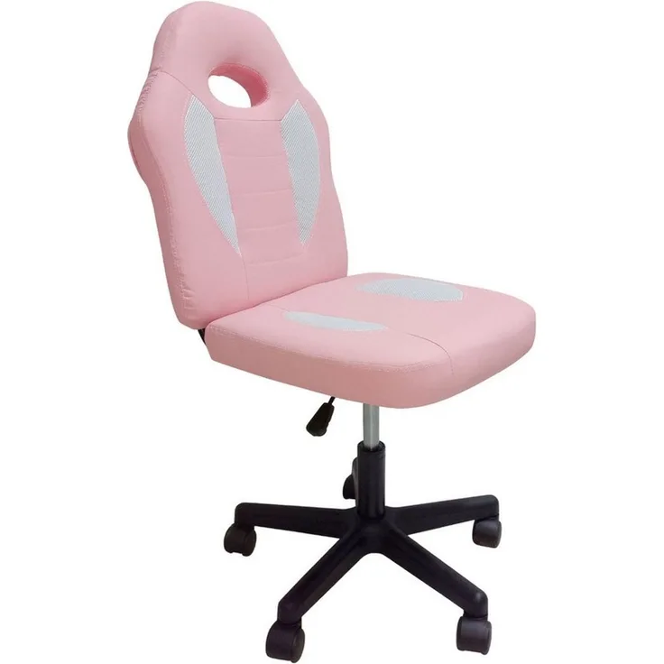 HTI-Living Schreibtischstuhl Schreibtischstuhl höhenverstellbar 360°-Drehfunktion Rosa-Weiß (Stück, 1 St)