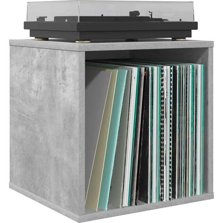 vidaXL Vinyl Album Box 2 stk. Betongrau 37 x 36,5 x 38 cm 8012849 – Bild 3