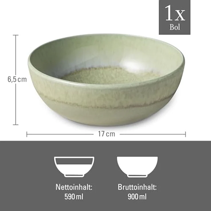 like. by Villeroy & Boch Perlemor Alga Bol 590ml – Bild 4