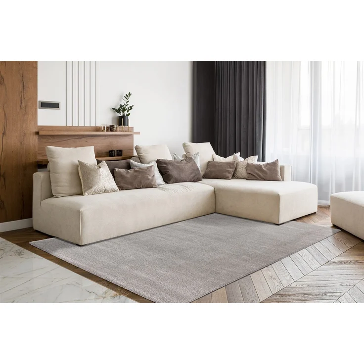 Teppich >Nila< in Grau, 100% Polypropylen - 170x120cm (LxB) – Bild 2
