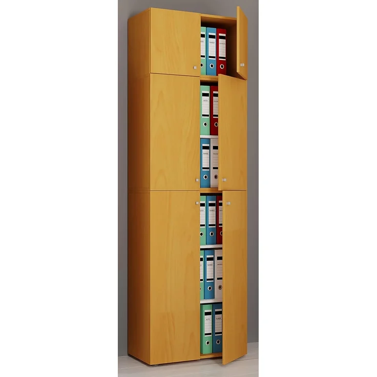 VCM Büroschrank Lona 917790 Buche H. 223 x B. 70 x T. 39 cm – Bild 3