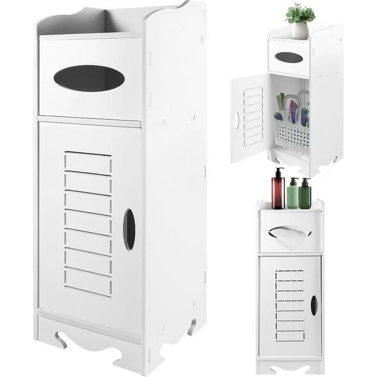 Youyijia Badezimmerspiegelschrank Youyijia Wasserdichter Badezimmerschrank Badezimmermöbel Weiß